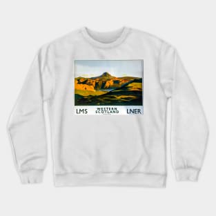 Vintage Travel - Western Scotland Crewneck Sweatshirt